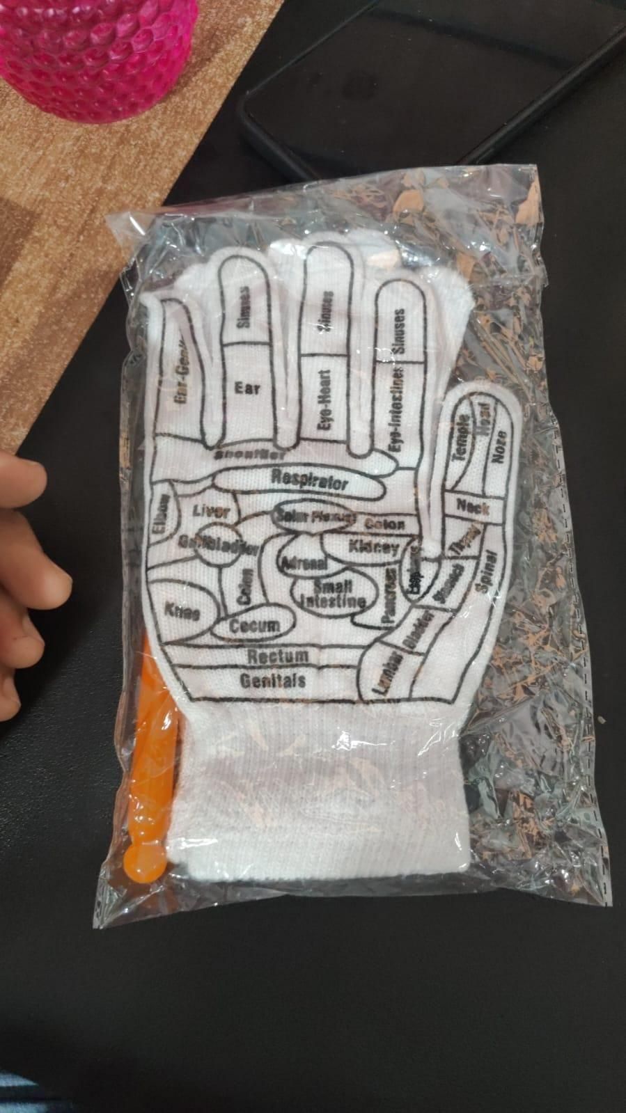 Acupressure Reflexology Hand Gloves